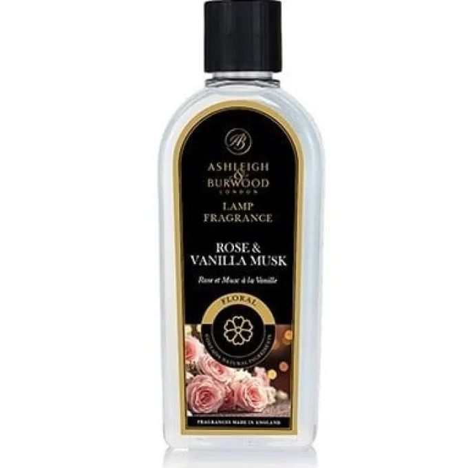 Ashleigh & Burwood Geurlamp olie Rose & Vanilla Musk L - 500ML