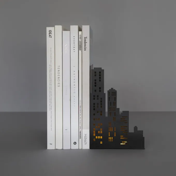 Balvi Boekensteun City Lights zwart