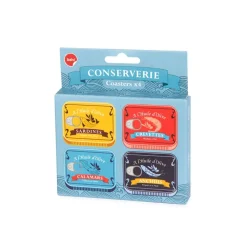 Balvi Conserverie onderzetters (set van 4)