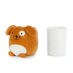 Balvi Pennenbakje Fluffy Woof velvet Bruin