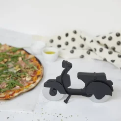 Balvi Pizzasnijder scooter zwart