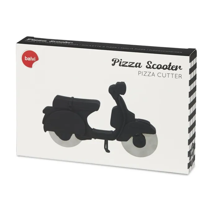 Balvi Pizzasnijder scooter zwart