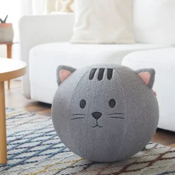 Balvi Poef Kitty grijs polyester