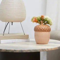 Balvi Vaas Acorn 20 cm – Keramiek – Bruin