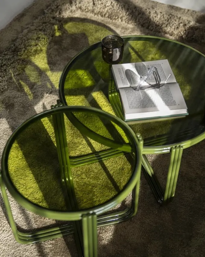 By Boo Bijzettafel Groovy - groen
