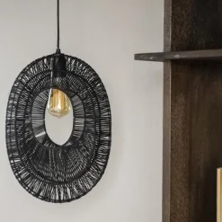 By Boo By-Boo Hanglamp Ovo 1 - Zwart