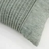 By Boo By-Boo Kussen Lineas 45x45 cm - Stijlvol groen sierkussen