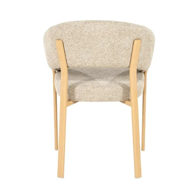By Boo Eetkamerstoel Sedia with armrest - naturel