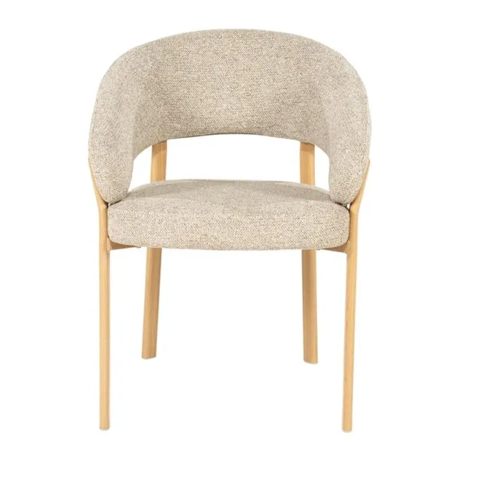 By Boo Eetkamerstoel Sedia with armrest - naturel