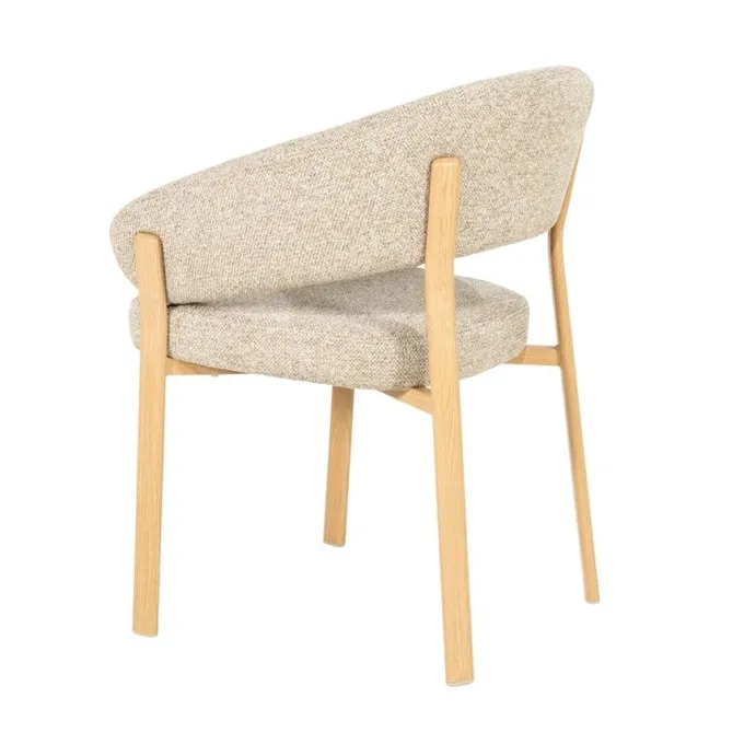By Boo Eetkamerstoel Sedia with armrest - naturel