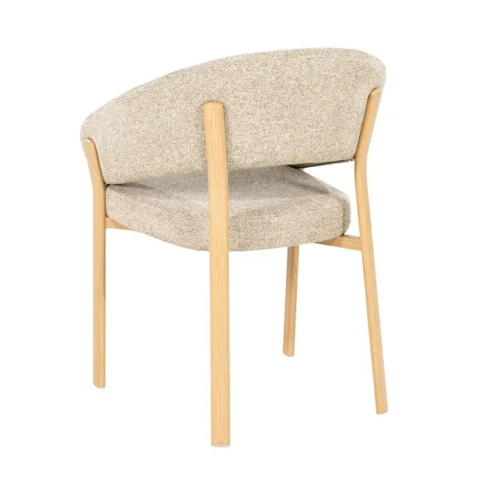 By Boo Eetkamerstoel Sedia with armrest - naturel
