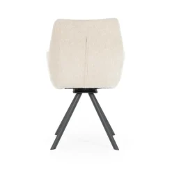 By Boo Eettafelstoel Bliss met armleuning - taupe