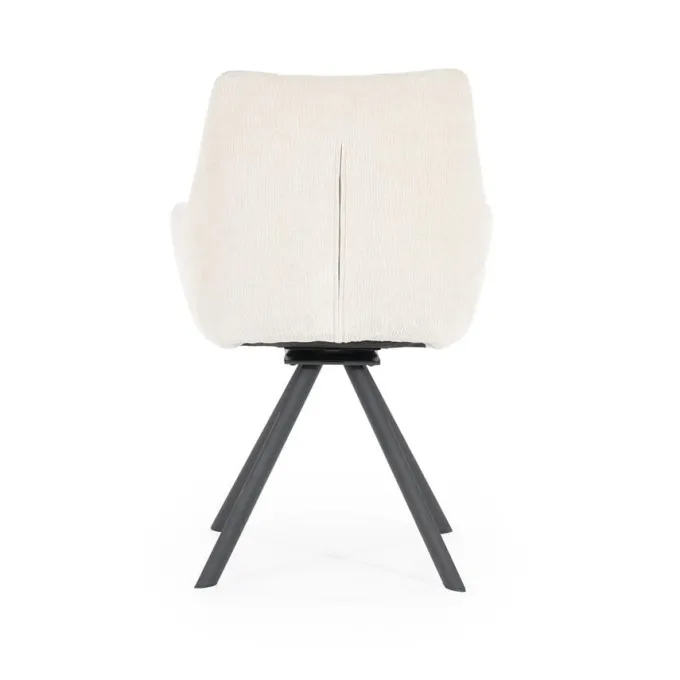 By Boo Eettafelstoel Bliss met armleuning - beige