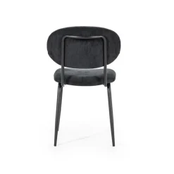 By Boo Eettafelstoel Cosmo zwart - Set van 2 - 1 showroommodel en 1 nieuwe stoel
