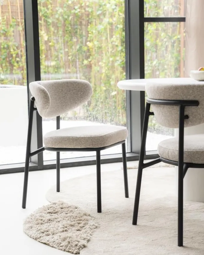 By Boo Eettafelstoel Jari – beige