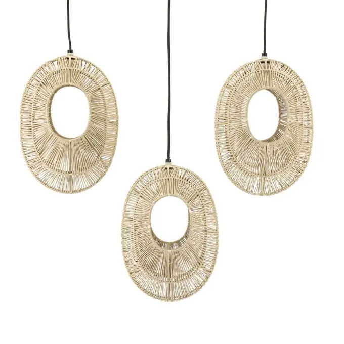 By Boo Hanglamp Ovo cluster rechthoek - natural
