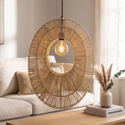 By Boo Hanglamp Ovo 1 - Natural: Sfeervolle Verlichting voor je Interieur