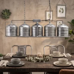 By Boo Industriële Hanglamp Minack Large - Metaal van By-Boo