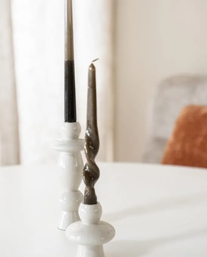 By Boo Kandelaar Barolo set van 2 metaal - beige