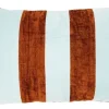 By Boo Kussen Stripey 40x60 cm - Lichtblauw / caramel