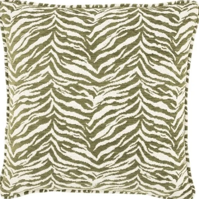 By Boo Kussen Tigra 45x45 cm - groen