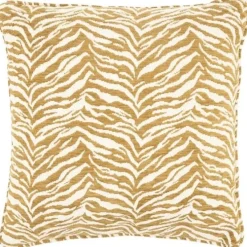 By Boo Kussen Tigra 45x45 cm - mosterd