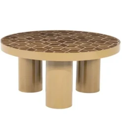 By Boo Salontafel Patterna - bruin