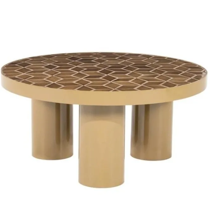 By Boo Salontafel Patterna - bruin