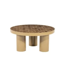 By Boo Salontafel Patterna - bruin