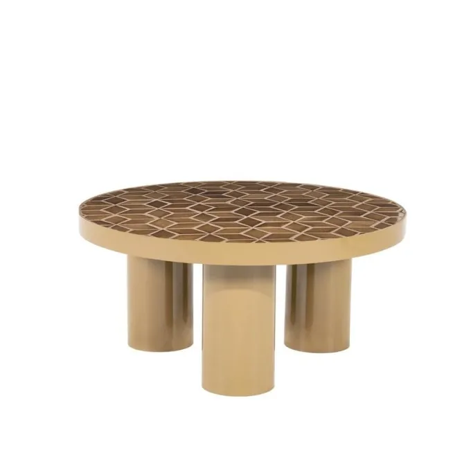 By Boo Salontafel Patterna - bruin