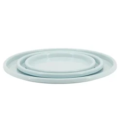 By Boo Schalen – set van 3 – TrioTone - Lichtblauw