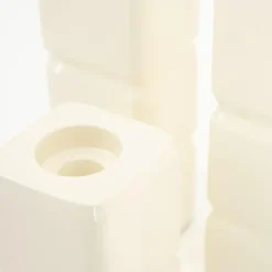 By Boo Set van 3 kandelaren Cube - beige