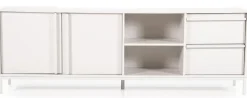 By Boo TV meubel Boaz 180 cm – 2 deuren, 2 lades en 2 open vakken