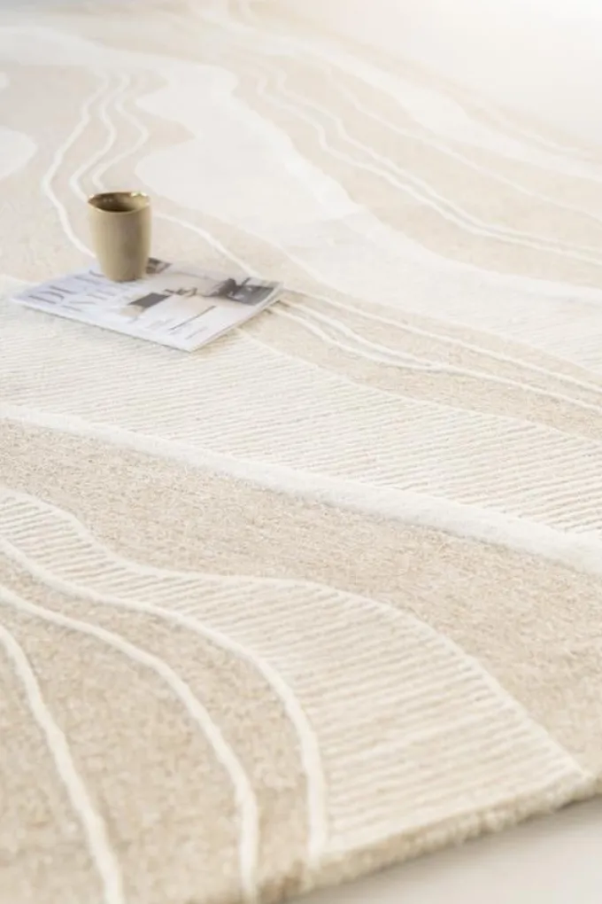 By Boo Vloerkleed Soil 160x230 cm - beige