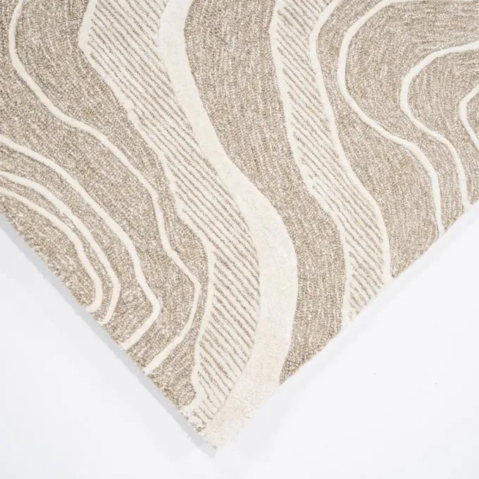 By Boo Vloerkleed Soil 190x290 cm - beige