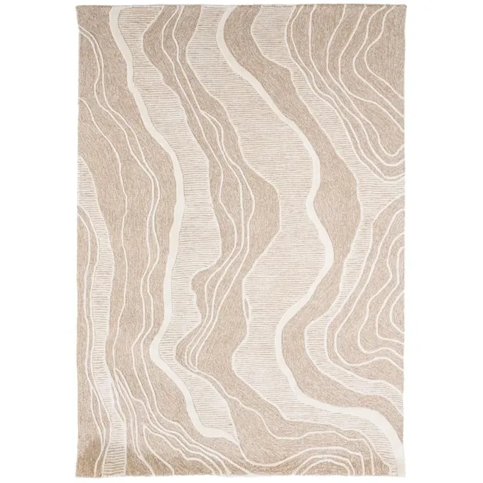 By Boo Vloerkleed Soil 190x290 cm - beige