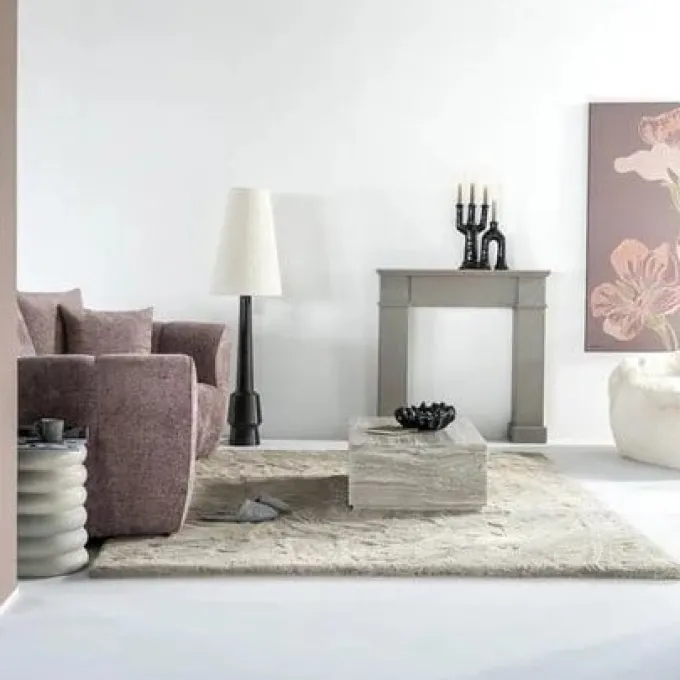 By Boo Vloerkleed Zena 200x290 cm - beige