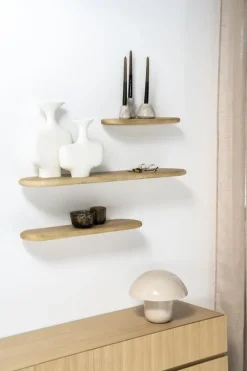 By Boo Wandplank Tre 3 mango 100 cm – naturel