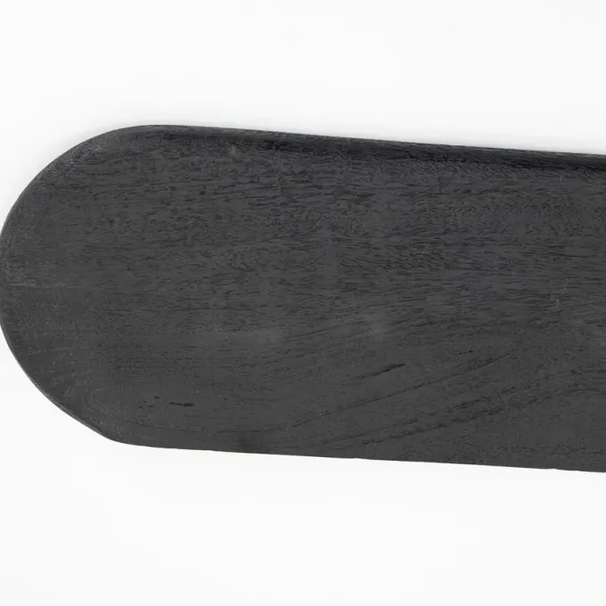 By Boo Wandplank Tre 2 mango 69 cm – zwart