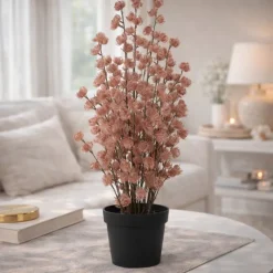Countryfield Bloem in pot Clematis alpina XL oud roze 18 x 18 x 82 cm