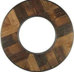 Countryfield Countryfield Spiegel Kristof - Hout met metalen rand - 100 cm