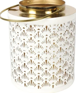 Countryfield Countryfield Windlicht Amira Wit - Sfeervol Goud & Wit Windlicht
