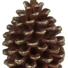 Countryfield Dennenappelkaars LED Lyon L bruin
