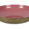 Countryfield Dienblad Madras oud roze - Sfeervol dienblad en fruitschaal