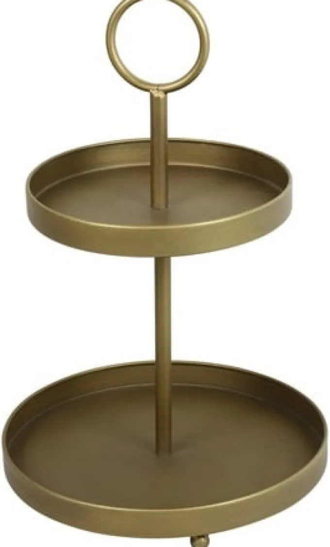 Countryfield Etagere Bonamy S goud rond