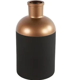 Countryfield Fles vaas Madelon S zwart/koper - Countryfield
