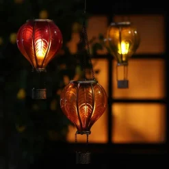 Countryfield Hanger hete luchtballon Solar LED set van 3 multicolor - L