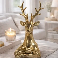 Countryfield Hert Henno S goud 17,5 x 12 x 30,5 cm