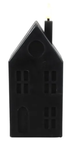 Countryfield Huis kaars LED Lyon L zwart
