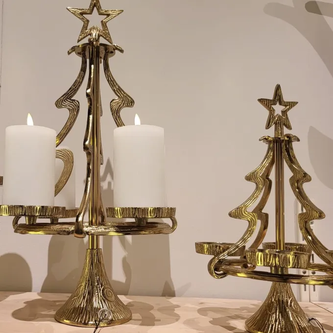 Countryfield Kandelaar Kerstboom M goud